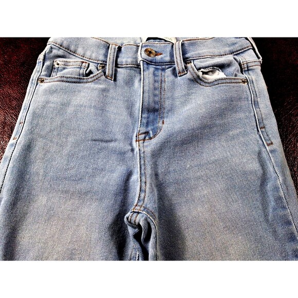 Women’s RE Generation Skinny Jeans 3/26 Stretch Washed Blue Mid/High Rise - Picture 7 of 16